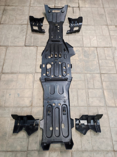 Защита днища Hisun 550/750 ATV комплект базовый